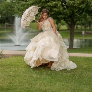 Champagne quince/sweet 16 dress